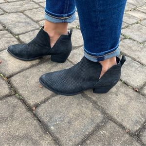 Dolce Vita Split Side Perforated leather booties